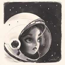 Anna Lee Tingle Fisher. Un proyecto de Ilustración tradicional e Ilustración digital de Gemma Román - 02.03.2019