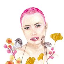 Mi Proyecto del curso: Retrato ilustrado en acuarela. Un progetto di Pittura ad acquerello di Karina Garcete - 10.08.2019