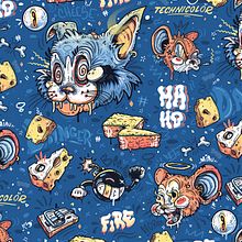 Tom & Jerry pattern // fan art . Un progetto di Character design di Guacala Studio - 10.08.2019