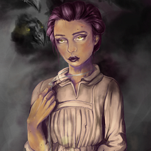 Domina Corvus . Ilustrație digitală de Oriana Ramirez - 08.10.2019