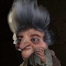 OLD WOMAN . Un projet de 3D, Conception de personnages 3D, Modélisation 3D , et Sculpture de Jean Alarcón - 11.08.2019