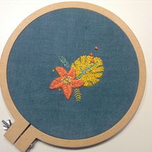 Flor bordada - tutorial señorita Lylo Ein Projekt aus dem Bereich Stickerei von Mariana - 11.08.2019