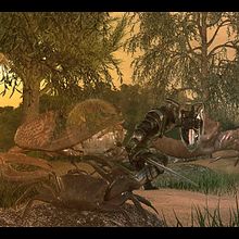 Fight the crab. Un progetto di 3D, Arte concettuale e Illustrazione tradizionale di Antonio Foguet - 12.08.2019