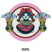 FNTK que chula es puebla. Design, and Traditional illustration project by Christian López Prado - 08.12.2019