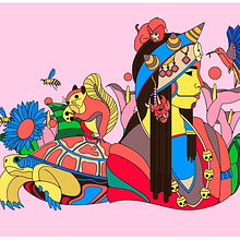 fntk narure. Design, and Traditional illustration project by Christian López Prado - 08.12.2019