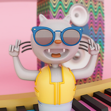 Mi Proyecto del curso: Diseño de personajes en Cinema 4D: del boceto a la impresión 3D. Animação 3D projeto de Jesus Tineo Marcos - 13.08.2019