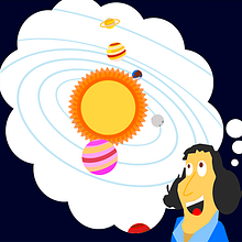 Copérnico y el sistema heliocéntrico. 2D Animation, and Character Animation project by Javier Elizalde - 08.13.2019