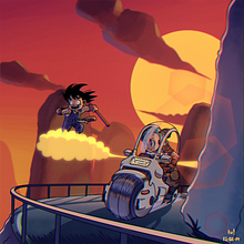 Dragon Ball. Un progetto di Animazione 2D di Luis Zúñiga - 15.08.2019