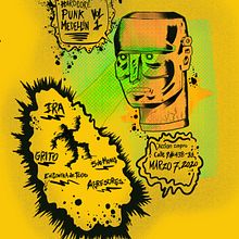 Primer intento de cartel de rock . Un progetto di Illustrazione digitale di Jose Aguirre Toro - 17.08.2019