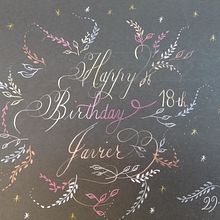 Mi Proyecto del curso: Caligrafía inglesa de la A a la Z. Un progetto di Calligrafia di Jose Manuel Cubells - 03.10.2019