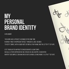My Personal Brand Identity. Un progetto di Design, Design di loghi e Tipografia di André Filipe Dos Santos - 16.04.2019