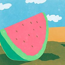 SUMMER. Creativit, Artistic Drawing, Design, Traditional illustration, and Digital Illustration project by Ana Valverde Prieto - 09.19.2017