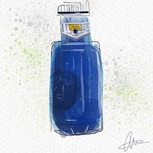 Blue. Creativit, Drawing, Artistic Drawing, Design, Graphic Design, Traditional illustration, and Digital Illustration project by Ana Valverde Prieto - 10.23.2018