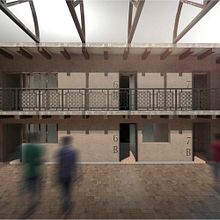 REFORMA DE CASCO ANTIGUO PARA RESIDENCIA UNIVERSITARIA. 3D, Animation, 2D Animation, 3D Animation, Character Animation, Architecture, Digital Architecture & Interior Architecture project by Diego Hurtado - 04.12.2019