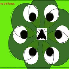 CENA DE RANAS . Desen de Alberto Serrano Casaus - 08.19.2019