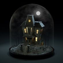 Haunted house. Projekt z dziedziny 3D i Animacje 3D użytkownika Eigleer Nunes - 20.08.2019