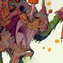 Guardián del Boskote. Un proyecto de Dibujo, Dibujo artístico e Ilustración digital de Alex Shagu - 21.08.2019