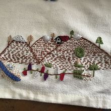 Mi Proyecto del curso: Técnicas básicas de bordado: puntadas, composiciones y gamas cromáticas. Embroider project by Andrea Espinar - 08.21.2019