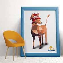 Perro Peruano. Design, Graphic Design, Digital Illustration, and Vector Illustration project by Jhon Set Vergara Avalos - 08.08.2019