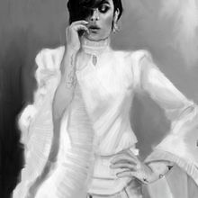 Portrait Studies. Artistic Drawing, Portrait Drawing, Traditional illustration, and Digital Illustration project by David Uriel Vázquez Sánchez - 08.21.2019