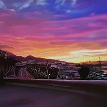 El paseo de las palmeras. Un progetto di Belle arti, Disegno realistico e Pittura di Adrián Durá Reina - 18.08.2019