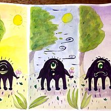 Narrativa cromatica. Un proyecto de Ilustración tradicional de Gabriela Rodriguez de Candido - 22.08.2019