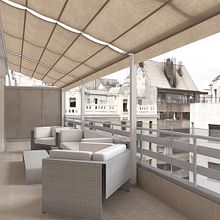 CGI Terraza. Un proyecto de 3D, Arquitectura digital y Modelado 3D de Miguel Nuñez Jimenez - 01.09.2013