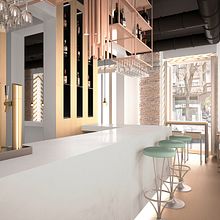 CGI Reforma restaurante. Un proyecto de 3D, Arquitectura digital y Modelado 3D de Miguel Nuñez Jimenez - 01.06.2015