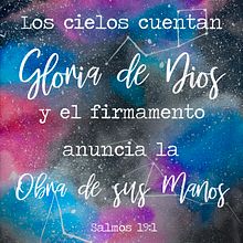 Galaxia/ Salmos 19:1. Traditional illustration project by Daniela Rod - 08.22.2019