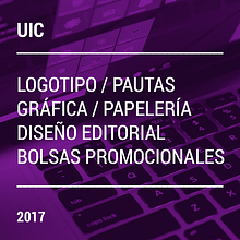 UIC BRANDING&APLICACIONES. Br, ing, Identit, Design, Logo Design, Editorial Design, Graphic Design, Art Direction, and Audiovisual Production project by Alejandro Cervantes - 02.17.2017