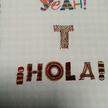 Mi Proyecto del curso: Letras bordadas: el hilo como herramienta gráfica. Embroider project by Loles Macau - 08.22.2019