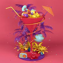 Mi Proyecto del curso: Organización y desarrollo de un proyecto 3D con Cinema 4D. Un progetto di Character design 3D di Marianalr - 23.08.2019