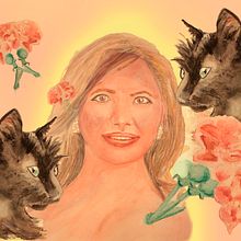 Miriam. Watercolor Painting project by Zaida Olvera - 08.23.2019