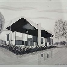 Mis incios. Architecture, and Watercolor Painting project by Nadia Colín - 08.24.2019