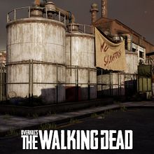 Escenario - Overkill's The Walking Dead. 3D, Design de cenários, Modelagem 3D, e Videogames projeto de Paula Sánchez-Ferrero Ruiz - 05.02.2018