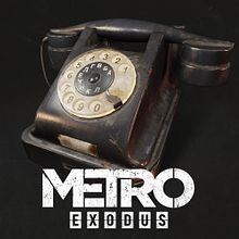 Teléfono Soviético Negro - Metro Exodus. Projekt z dziedziny 3D,  Modelowanie 3D, Gr i komputerowe użytkownika Paula Sánchez-Ferrero Ruiz - 05.08.2017