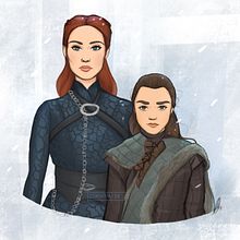 GoT. Drawing, Traditional illustration, Digital Illustration, Painting, and TV project by Cristina Campillo - 03.26.2019