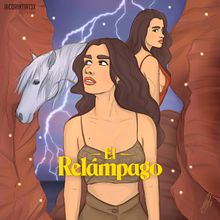 Portada Amaia EL RELÁMPAGO . Drawing, Traditional illustration, and Digital Illustration project by Cristina Campillo - 05.06.2019