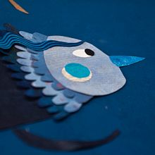 Nubes de colores  . Colaj, Ilustrație tradițională & Ilustrație pentru copii de Estrellita Caracol - 08.26.2019