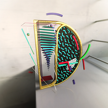 Alphabet #36DaysOfType -2015-. 3D, and Digital Illustration project by Roberto González - 08.26.2019