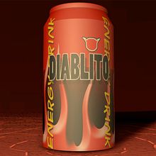 DIABLITO ENERGY DRINK. 3D Animation, 3D, and Advertising project by Enrique Muñoz - 08.27.2019