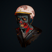 Zombie Police. Un projet de 3D, Conception de jeux , Conception de personnages 3D, Sculpture , et Jeux vidéo de Andres Rendón - 28.08.2019