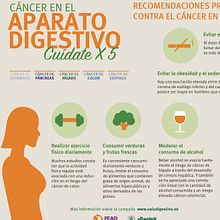 Infografía sobre cáncer en el Aparato Digestivo. Un progetto di Graphic design e Infografica di Alba Seoane - 02.06.2019