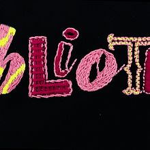 Mi Proyecto del curso: Letras bordadas: el hilo como herramienta gráfica. Street Art, Arts, Crafts, Fine Arts, Embroider, and Design project by Marian Nuñez Rodríguez - 08.28.2019