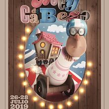 Cartel para festival de circo Buey de Cabeza. 3D, Fine Arts, Comic, Creativit, Art Direction, Design, Poster Design, Character Design, 3D Character Design, Editorial Design, Graphic Design, Events, Traditional illustration, Digital Illustration, Children's Illustration, and 3D Modeling project by Luis Manuel Duque Martín - 08.28.2019