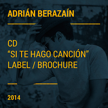 CD "Si te hago Canción" AB . Art Direction, Design, Poster Design, Editorial Design, Graphic Design, Design Management, Creative Consulting, and Creativit project by Alejandro Cervantes - 06.21.2014
