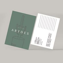 Arydes Interiorismo. Un progetto di Br, ing, Br, identit, Creatività, Interior Design, Graphic design e Illustrazione digitale di Daniela Garza - 18.04.2019
