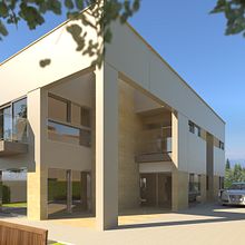 CGI Vivienda unifamiliar. Un proyecto de 3D y Modelado 3D de Miguel Nuñez Jimenez - 01.05.2019