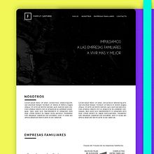Family Sapiens (Web + Brand Book). Desenvolvimento Web, Design, Design gráfico, Web Design, Br, ing e Identidade, e Design de logotipo projeto de Manuel Guerra Coello - 15.04.2016