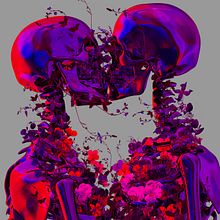 kisses flora. Un proyecto de 3D, Animación, Motion Graphics, Pattern Design y Stop Motion de SAVKA design - 29.08.2019